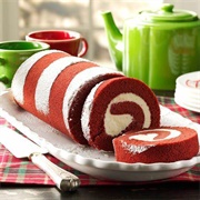 Red Roll Cake
