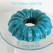 Blue Green Bundt Cake
