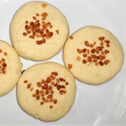 Vegan Anise Cookies With Nut Brittle Topping