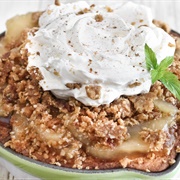 Apple Crisp Snickerdoodle Skillet Cookie