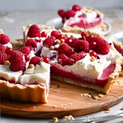 Raspberry Curd Pie