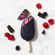 Liquorice and Raspberry Ice Cream