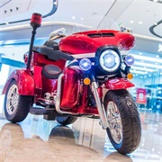 Police Motorbike Ride-On Toy