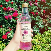 Rose Sherbet at Topkapi Palace, Istanbul, Turkey