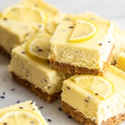 Lavender-Lemon Cheesecake Squares