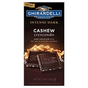Ghirardelli Intense Dark Cashew Crescendo