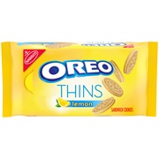 Oreo Thins Lemon