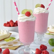 Raspberry Key Lime Pie Milkshake