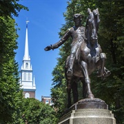 Paul Revere Midnight Ride Statue
