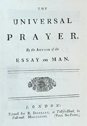 Universal Prayer (Alexander Pope)