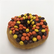 Schneider's Bakery Reese's Pieces Yeast Raised Donut