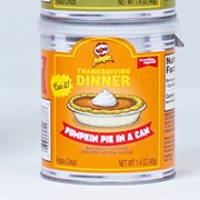 Thanksgiving Dinner Pumpkin Pie in a Can