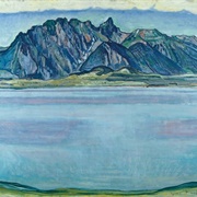 Lake Thun and the Stockhorn Mountains (Ferdinand Hodler)