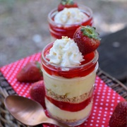 Sweet Delight Cheesecakes Strawberry Jar
