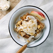 Apple and Banana Oatmeal