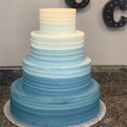 Blue Tier Cake