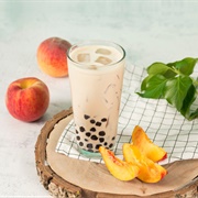 Peach Bubble Tea