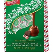 Lindt Lindor Truffles Milk Chocolate Peppermint Cookie