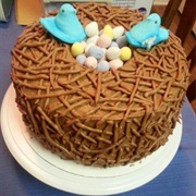 Blue Peep Cake