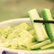 Iced Cucumber Sticks