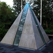 Pyramid in Merrion Square, Dublin, Ireland