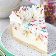 No-Bake Funfetti Mousse Pie