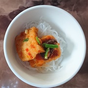 Rice Noodles With Chili Tofu