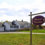 Visit Monica's Chocolates in Lubec