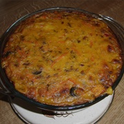 Vegan Potato Dumpling Bake With Sauerkraut and Pineapple