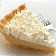 Rum Vanilla Cream Pie