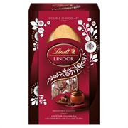Lindt Lindor Milk Chocolate Egg and Double Chocolate Truffles
