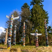 Brockton Point Totem Poles (Stanley Park), Vancouver, BC, Canada