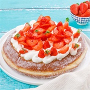 Strawberry Donut Pie