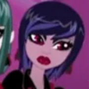 Vampire Girl With Blue Hair