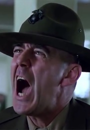 R. Lee Ermey as Gunner Sergeant Hartman in 'Full Metal Jacket' (1987)