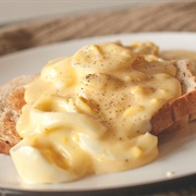 Creamed Eggs on Toast