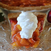 Papaya Strawberry Peach Pie