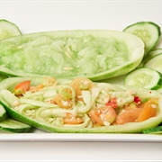 Vegetable-Stuffed Cucumber