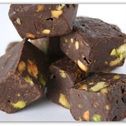 Chocolate Pistachio Fudge