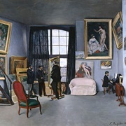The Artist's Studio 9. Rue De La Condamine (Jean-Frédéric Bazille)