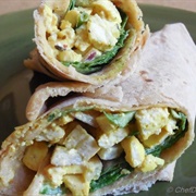 Egg and Trout Wrap
