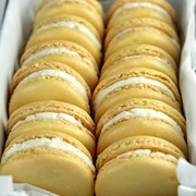 Pineapple Macarons