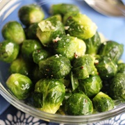 Steamed Brussels Sprouts