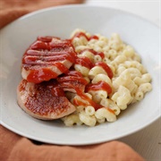 Falukorv and Creamed Macaronies