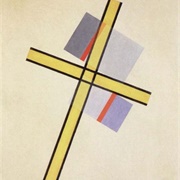 Yellow Cross Q. 7 (László Moholy-Nagy)