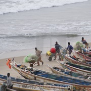 Bakau Fish Market, Gambia