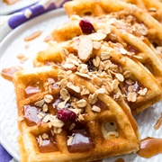 Waffle With Honey