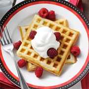 Waffle With Sour Cream