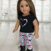 Baby Doll Girl Black Shirt