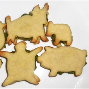 Vegan Animal Cookies Filled With Pistachio Cream